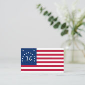 ベニントンの旗：アメリカの76の戦闘旗 名刺 (スタンド正面)