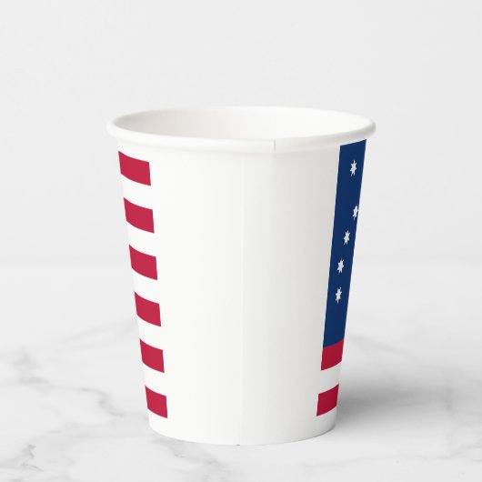 ベニントンの旗:アメリカの76の戦闘旗 紙コップ (右)