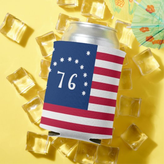 ベニントンの旗：アメリカの76の戦闘旗 缶クーラー (インサイチュ 夏)