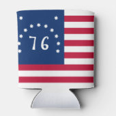 ベニントンの旗：アメリカの76の戦闘旗 缶クーラー (裏面)