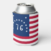 ベニントンの旗：アメリカの76の戦闘旗 缶クーラー (缶裏面)