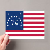 ベニントンの旗:76アメリカの戦いの旗 アクリル招待状 (インサイチュ (ポータブル))