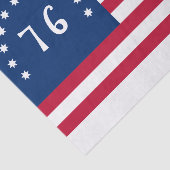 ベニントンの旗：76 アメリカの戦闘旗 薄葉紙 (詳細)