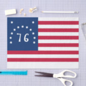 ベニントンの旗：76 アメリカの戦闘旗 薄葉紙 (クラフト)