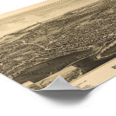 ベニントンバーモントグリーンマウンテンズヴィンテージ ポスター (角)