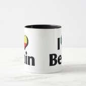 ベニン国旗が好き マグカップ (中央)