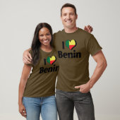 ベニン国旗が好き Tシャツ (ユニセックス)