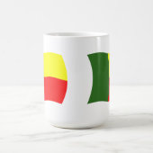 ベニン国旗マグカップ コーヒーマグカップ (中央)