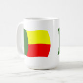 ベニン国旗マグカップ コーヒーマグカップ (正面左)