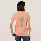 ベニン国旗+地図Tシャツ Tシャツ (裏面フル)