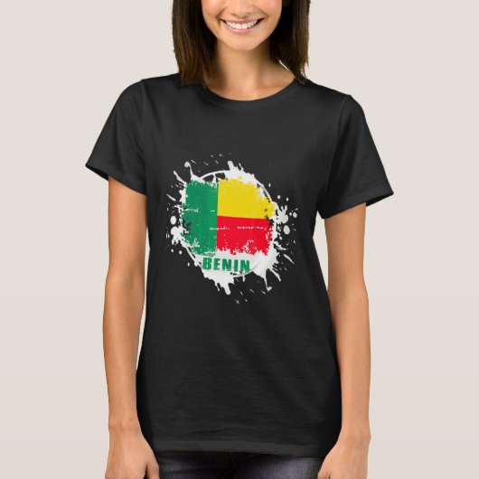 ベニン スプラッシュ Tシャツ (正面)