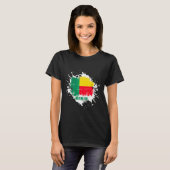 ベニン スプラッシュ Tシャツ (正面フル)