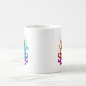 ベニーをかぶったタコ コーヒーマグカップ (中央)