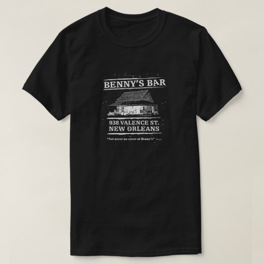 ベニーバーニューオーリンズ Tシャツ (デザイン正面)