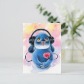 ベニーブルー聞 – お客様のハートはがき ポストカード (スタンド正面)