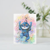 ベニーブルー – お祝いはがき ポストカード (スタンド正面)