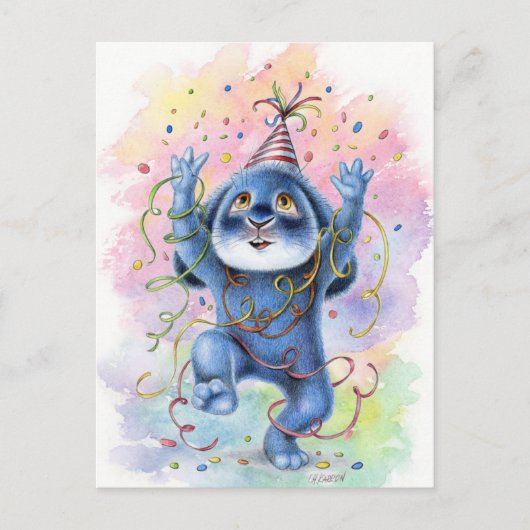 ベニーブルー – お祝いはがき ポストカード (正面)