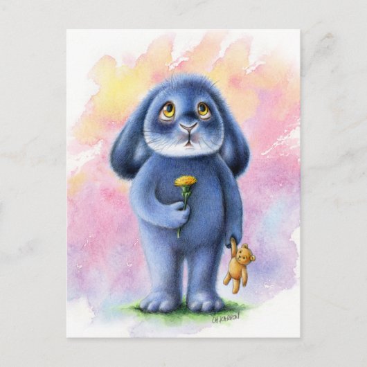 ベニーブルー – すまぬポストカード ポストカード (正面)