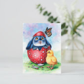 ベニーブルー – イースター卵はがき ポストカード (スタンド正面)