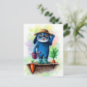 ベニーブルー – ガーデニングはがき ポストカード (スタンド正面)