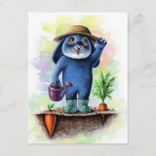 ベニーブルー – ガーデニングはがき ポストカード (正面)