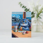 ベニーブルー – ダイナーポストカード ポストカード (スタンド正面)