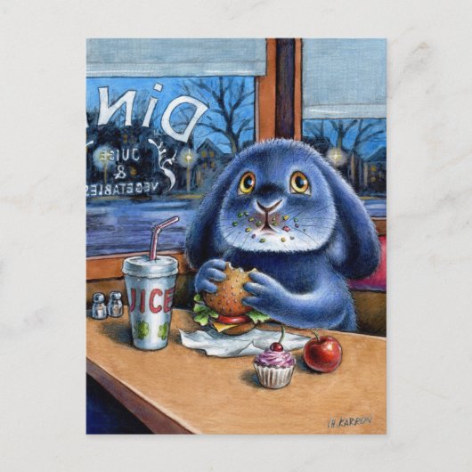 ベニーブルー – ダイナーポストカード ポストカード (正面)