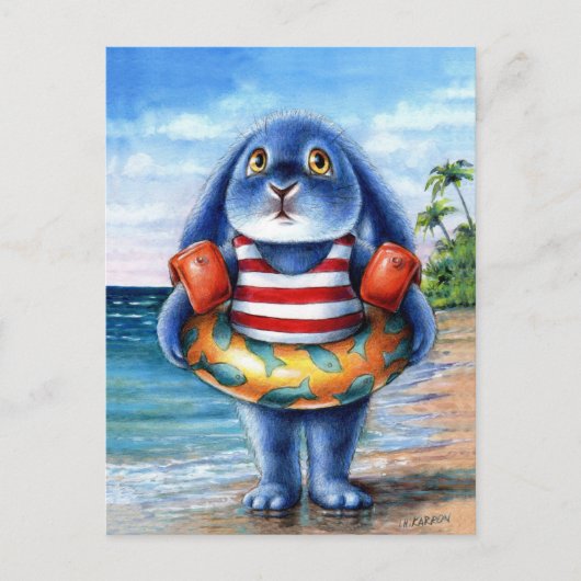 ベニーブルー – ビーチはがき ポストカード (正面)