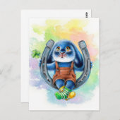 ベニーブルー – ラッキーホースシューポストカード ポストカード (正面/裏面)