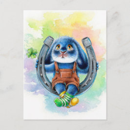 ベニーブルー – ラッキーホースシューポストカード ポストカード