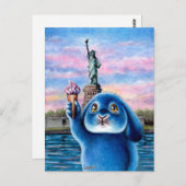 ベニーブルー – 自由の女神はがき ポストカード (正面/裏面)