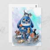 ベニーブルー – Catchiting Postgage ポストカード (正面/裏面)