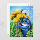 ベニーブルー – Dandelionはがき ポストカード (正面/裏面)