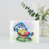 ベニー話ブルー – 聞きたいのはがき ポストカード (スタンド正面)