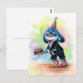 ベニー・ブルー - 誕生日ケーキのポストカード ポストカード (正面/裏面)