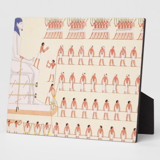 ベニ絵画ハサンの壁が動きを描いている フォトプラーク (側面)