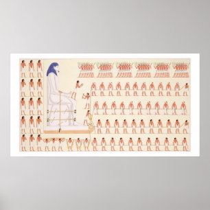 ベニ絵画ハサンの壁が動きを描いている ポスター