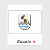 ベニ・スーフ州知事の国旗 シール (シート)