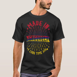 ベネズエラでかなり昔に作られたベネズエラ Tシャツ