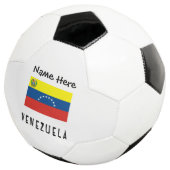 ベネズエラとベネズエラ国旗にあなたの名前を入れたソッケ サッカーボール (3/4)