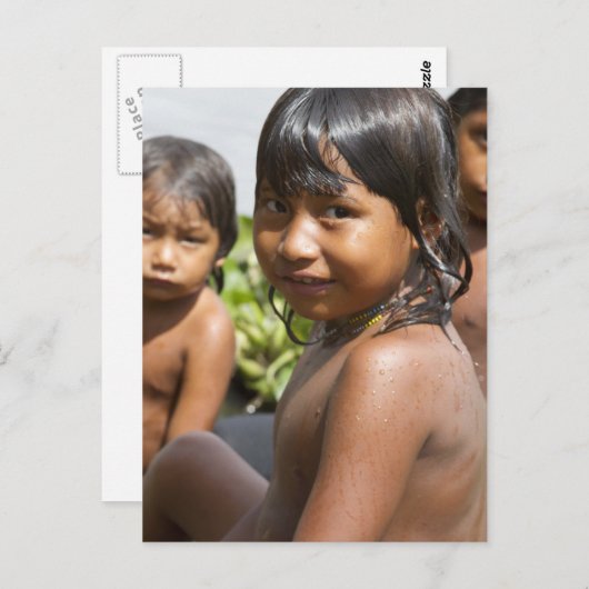 ベネズエラのはがきのWaraoの子ども ポストカード (正面/裏面)