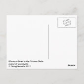 ベネズエラのはがきのWaraoの子ども ポストカード (裏面)