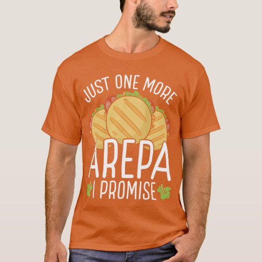 ベネズエラのアレパ コロンビアの伝統料理の少年 Tシャツ (正面)