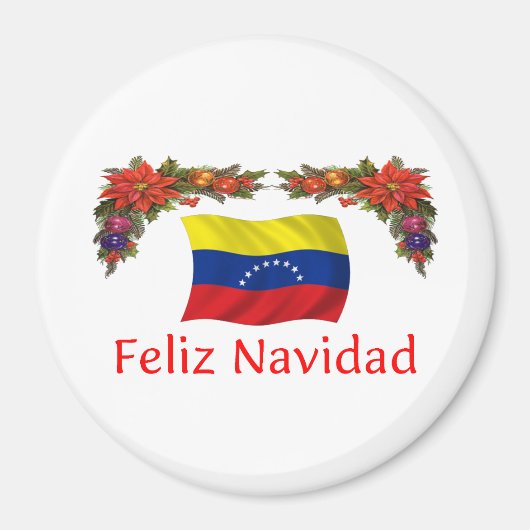 ベネズエラのクリスマス マグネット (正面)