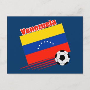 ベネズエラのサッカーチーム ポストカード