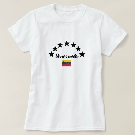 ベネズエラのシャツ Tシャツ (デザイン正面)
