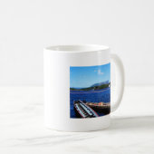 ベネズエラのジャングルの風景（ボート付き） コーヒーマグカップ (正面右)