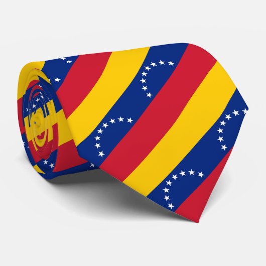 ベネズエラのネクタイ、ベネズエラファッション国旗、ビジネス ネクタイ (ロール)