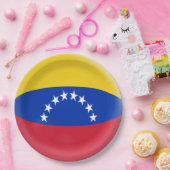 ベネズエラのベネズエラ人の旗 ペーパープレート (パーティー)