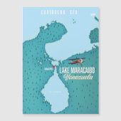 ベネズエラのマラカイボ湖の地図ナビゲーション (正面)